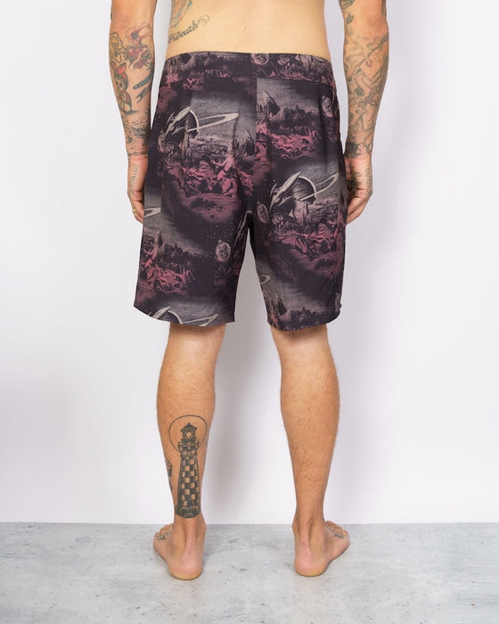 Lost Spacer Boardshorts-Black