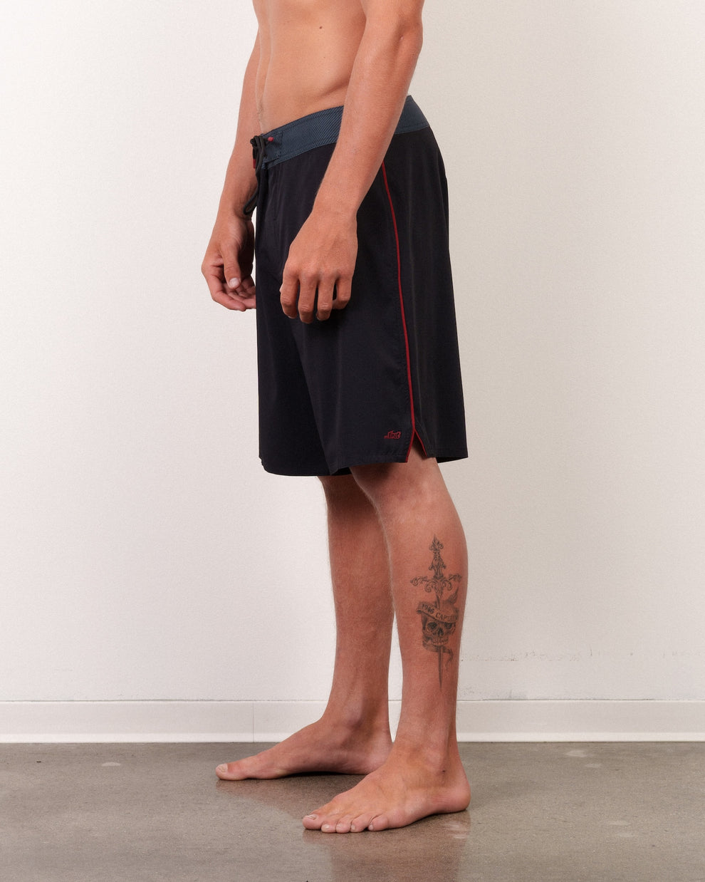 Lost The Ripper Solid Boardshorts-Black