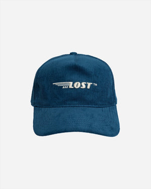 Lost Winged Corduroy Hat-Atlantic Blue