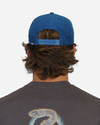 Lost Winged Corduroy Hat-Atlantic Blue