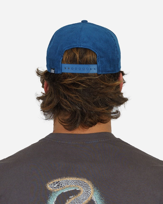 Lost Winged Corduroy Hat-Atlantic Blue