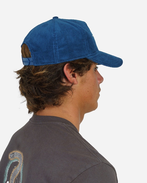 Lost Winged Corduroy Hat-Atlantic Blue