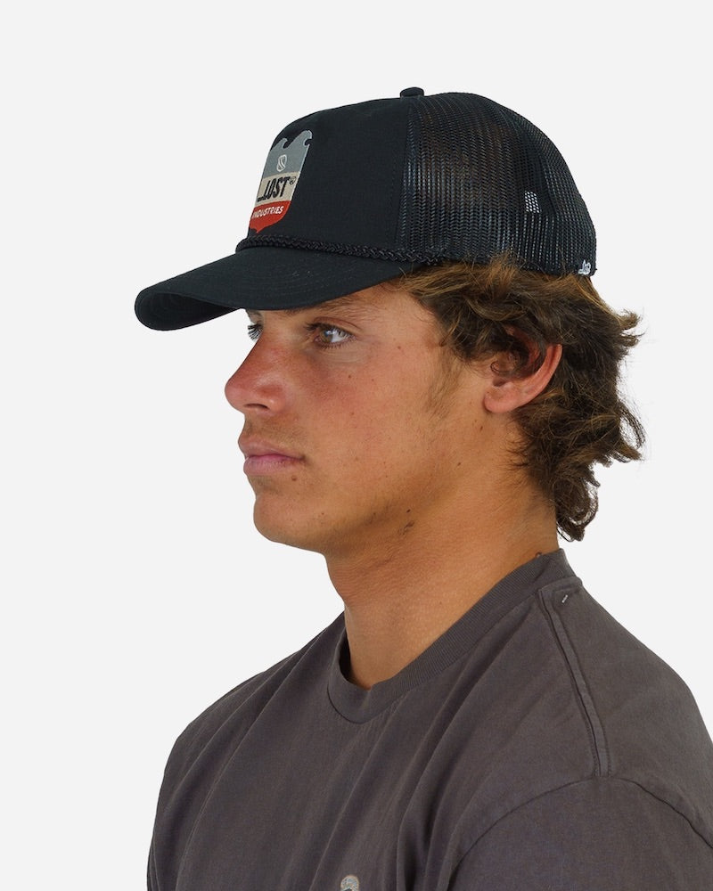 Lost Emblem Trucker Hat-Black