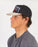 Lost  Surf City Strapback Hat-Black/Grey
