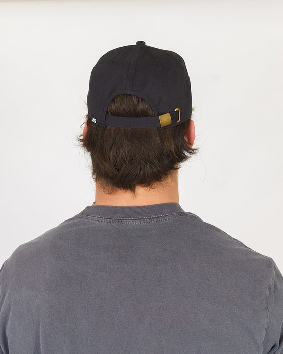 Lost  Surf City Strapback Hat-Black/Grey