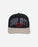 Lost  Surf City Strapback Hat-Black/Grey