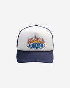 Lost Flamer Hat-Navy/White
