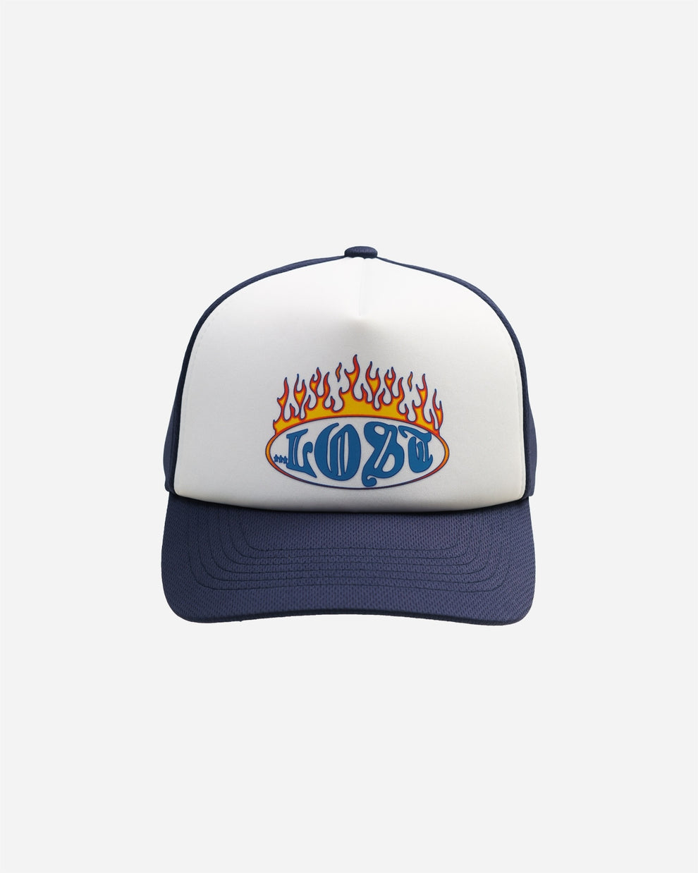 Lost Flamer Hat-Navy/White