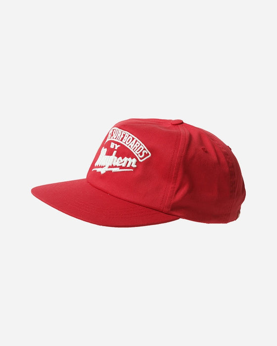 Lost Builders By Mayhem Snapback Hat-Red