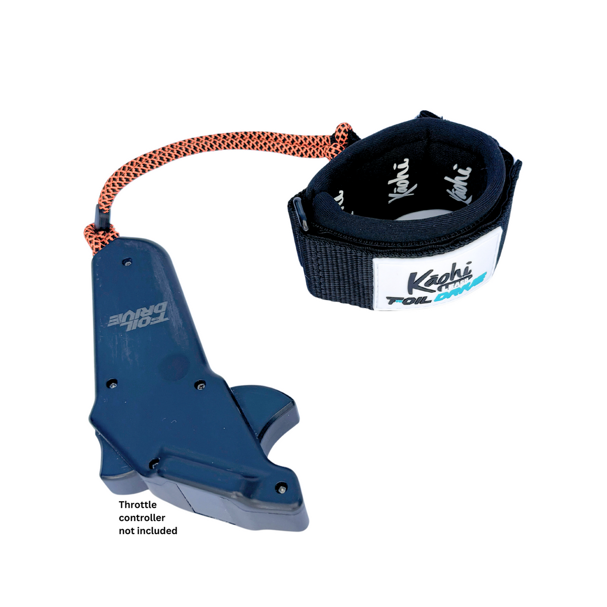 Kaohi Foil Drive Throttle Wrist Leash-Orange