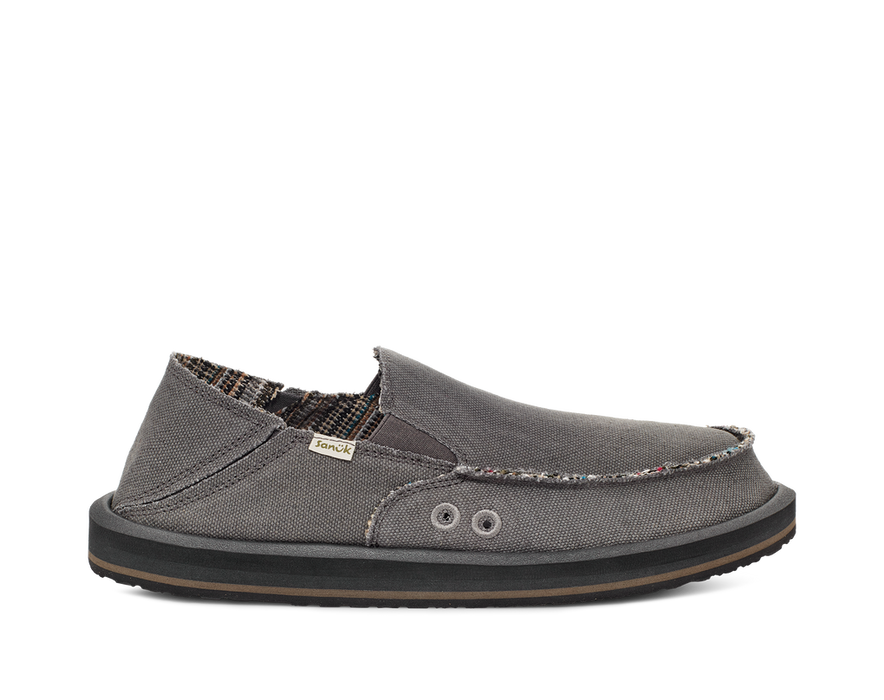 Sanuk Sidewalk Surfer ST Hemp Shoe Grey