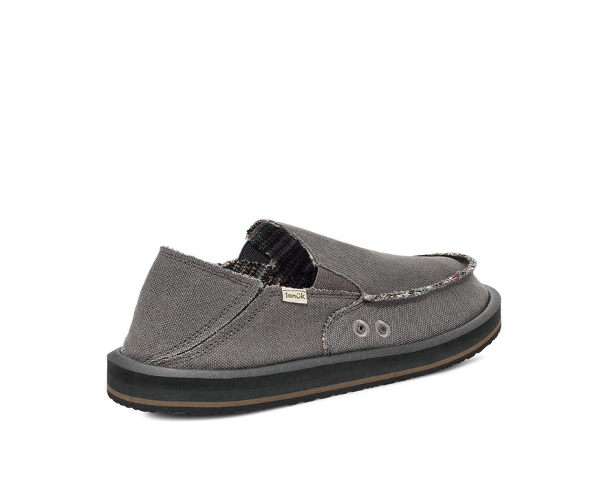 Sanuk Sidewalk Surfer ST Hemp Shoe-Grey