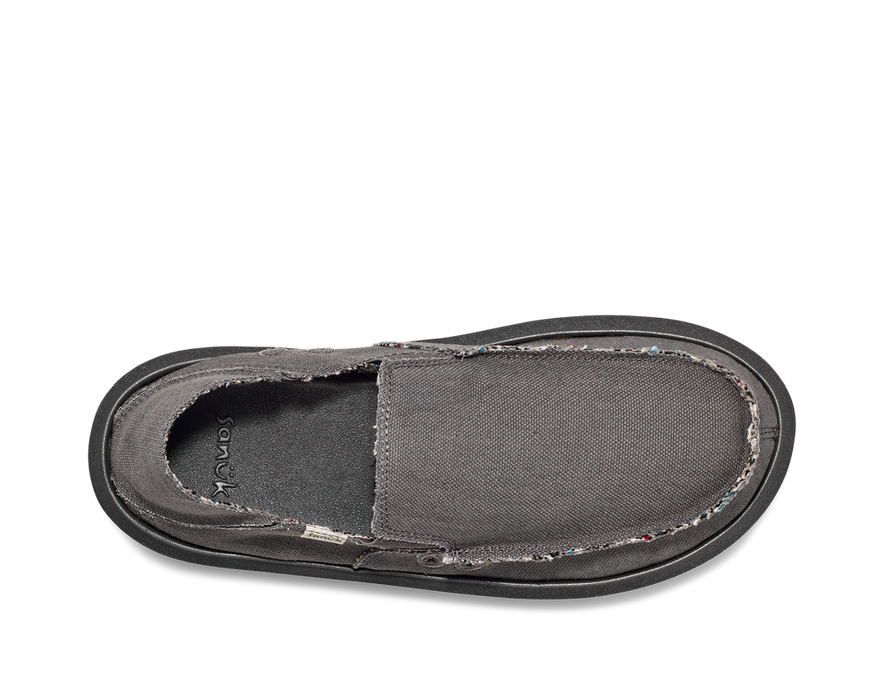 Sanuk Sidewalk Surfer ST Hemp Shoe-Grey