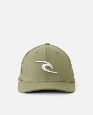 Rip Curl Tepan Flexfit Hat-Dusty Olive— Alternate View