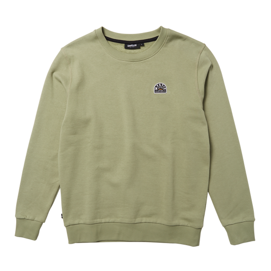 Mystic The Chief Crew Sweatshirt-Olive Green