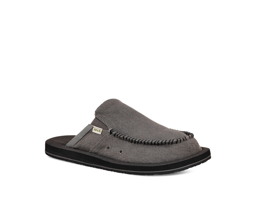 Sanuk You Got My Back ST Hemp Shoe-Dark Grey