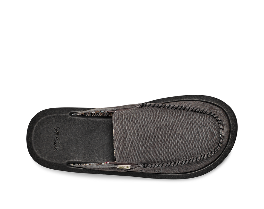 Sanuk You Got My Back ST Hemp Shoe-Dark Grey