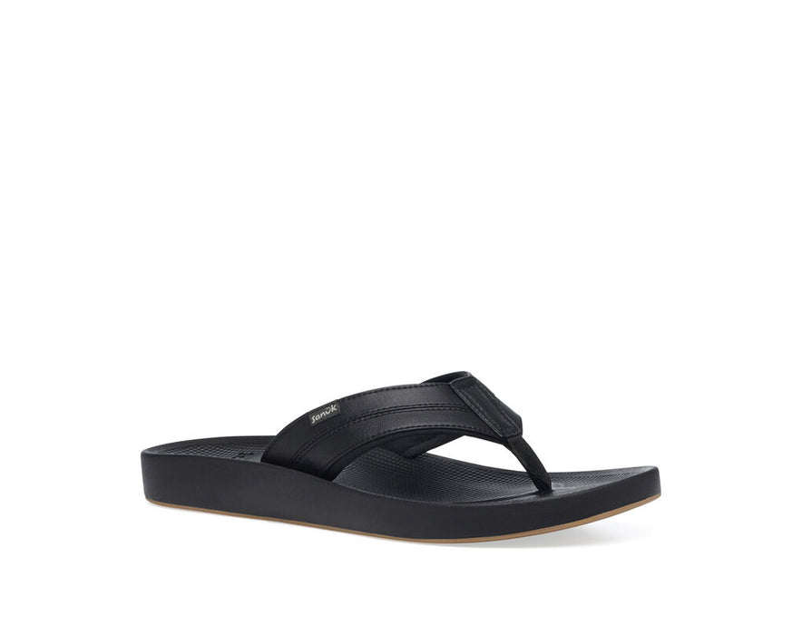 Sanuk Cosmic Yoga Mat Sandal-Black