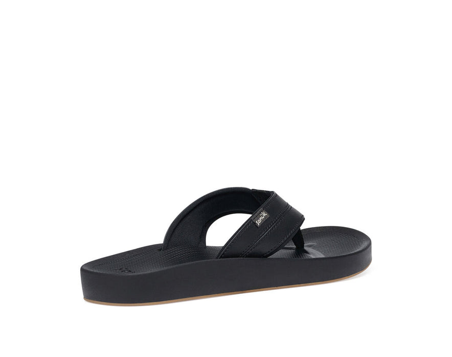 Sanuk Cosmic Yoga Mat Sandal-Black