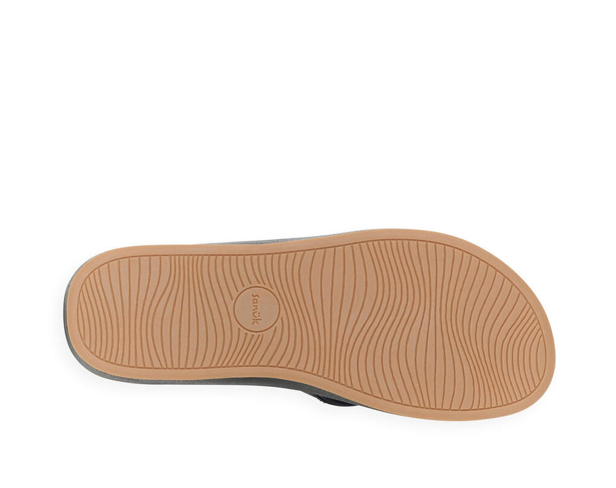 Sanuk Cosmic Yoga Mat Sandal-Black