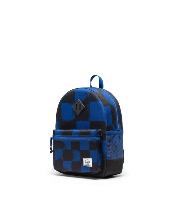 Herschel Heritage Kids Backpack-Stencil Checker Sodalite Blue