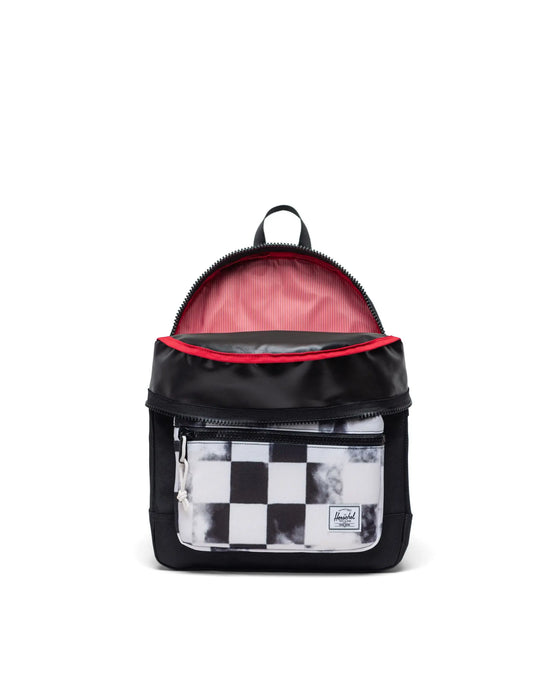 Herschel Heritage Youth Backpack-Black Distressed Checker
