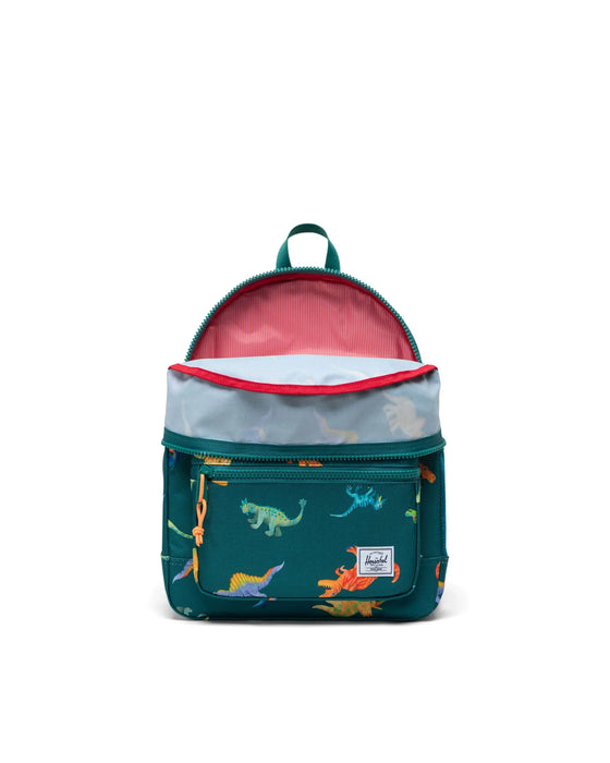 Herschel Heritage Youth Backpack Aventurine Watercolor Dinos REAL Watersports