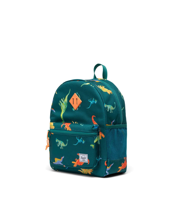 Herschel Heritage Youth Backpack-Aventurine Watercolor Dinos