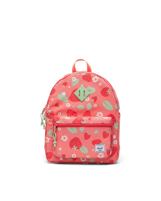 Herschel Heritage Youth Backpack-Shell Pink Sweet Strawberries