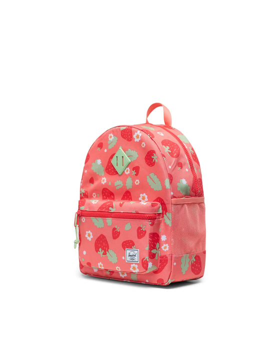 Herschel Heritage Youth Backpack-Shell Pink Sweet Strawberries