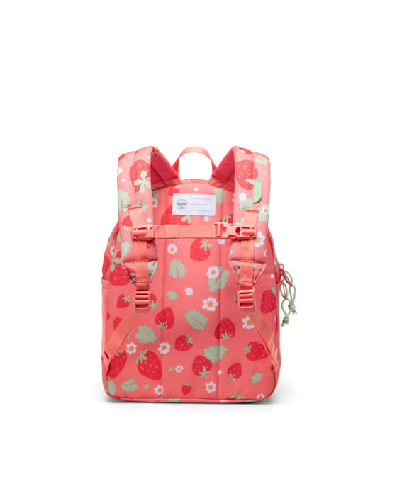 Herschel Heritage Youth Backpack-Shell Pink Sweet Strawberries