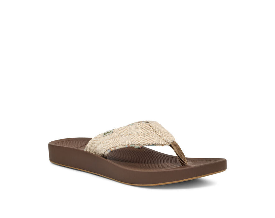 Sanuk Cosmic Yoga Mat Hemp Sandal-Natural