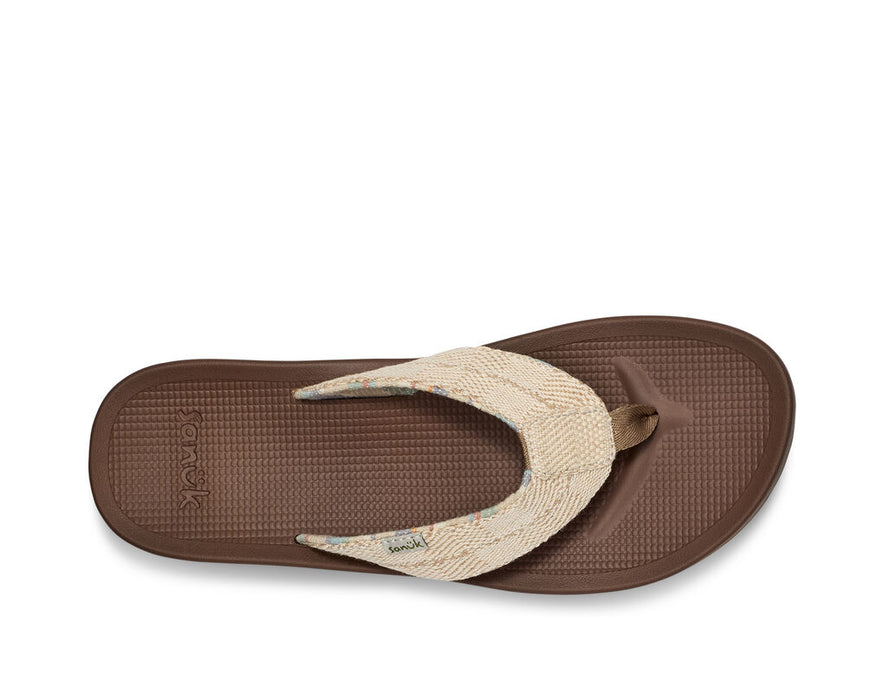 Sanuk Cosmic Yoga Mat Hemp Sandal-Natural