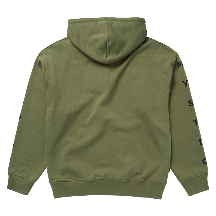 Mystic Bolt Hood Sweatshirt-Dark Olive
