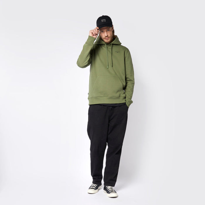 Mystic Bolt Hood Sweatshirt-Dark Olive