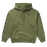 Mystic Bolt Hood Sweatshirt-Dark Olive