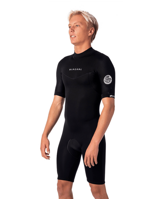 Rip Curl Dawn Patrol 2mm B/Z Springsuit-Black