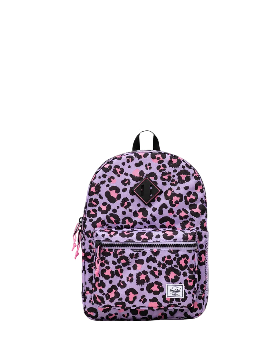 Herschel Heritage Kids Backpack-Scribble Leopard Sachet Pink