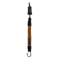 Mystic Kite Safety Leash Short-Black/Orange