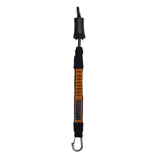 Mystic Kite Safety Leash Short-Black/Orange — REAL Watersports