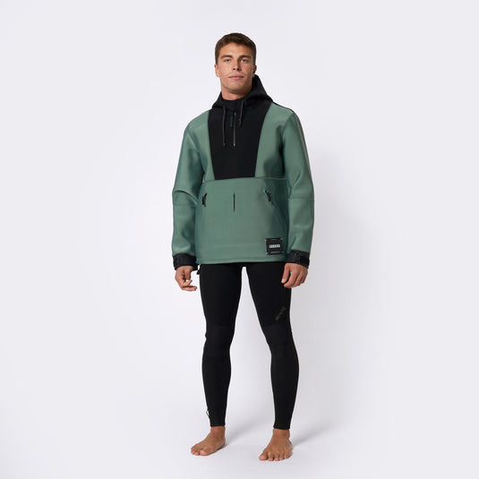 Mystic Fulmar 3/2 Neoprene Jacket-Dark Olive