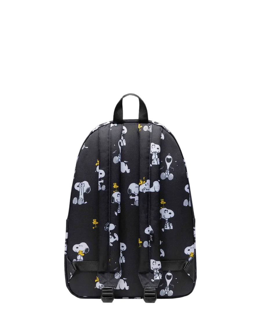 Herschel Peanuts Classic Backpack-Snoopy and Woodstock Black