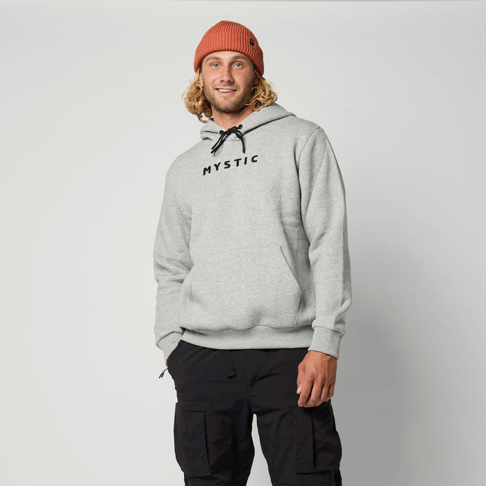 Mystic Icon Hooded Sweatshirt-Light Grey Melee