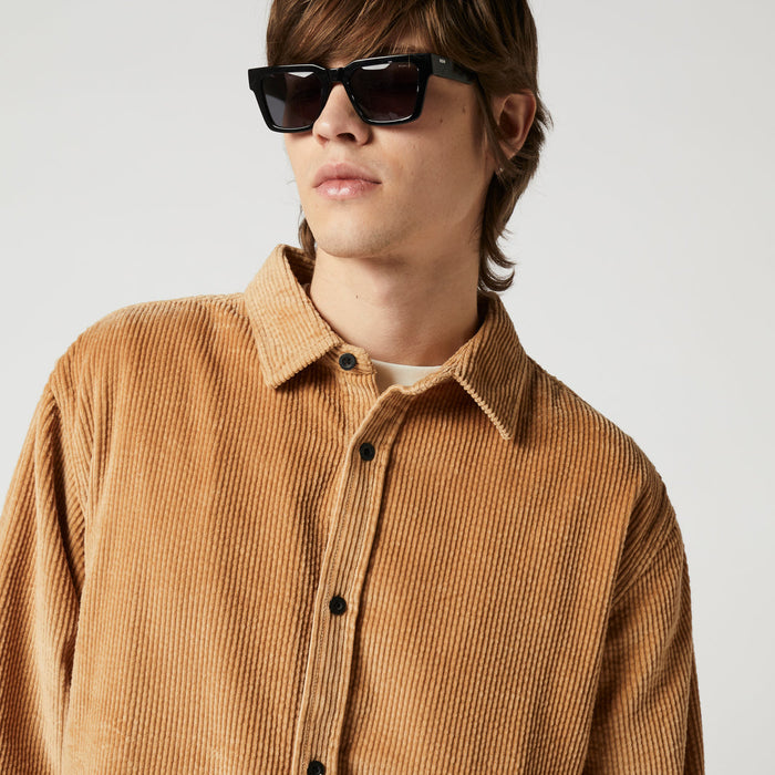 Mystic Corduroy Shirt-Slate Brown