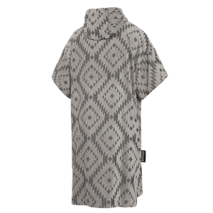 Mystic Jacquard Poncho-Black / White— Alternate View