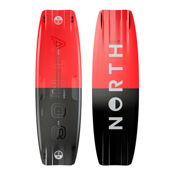 2024 North Atmos Hybrid Kiteboard-Red — REAL Watersports