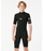 Rip Curl Boys Dawn Patrol 2mm BZ S/S Springsuit-Black