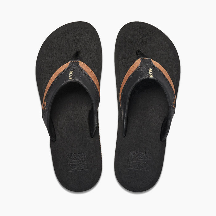 REEF Cushion Dawn Sandal-Black/Tan