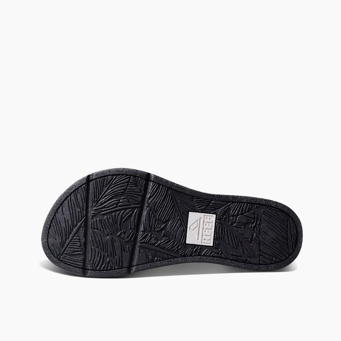 Reef Santa Ana Sandal-Black/White