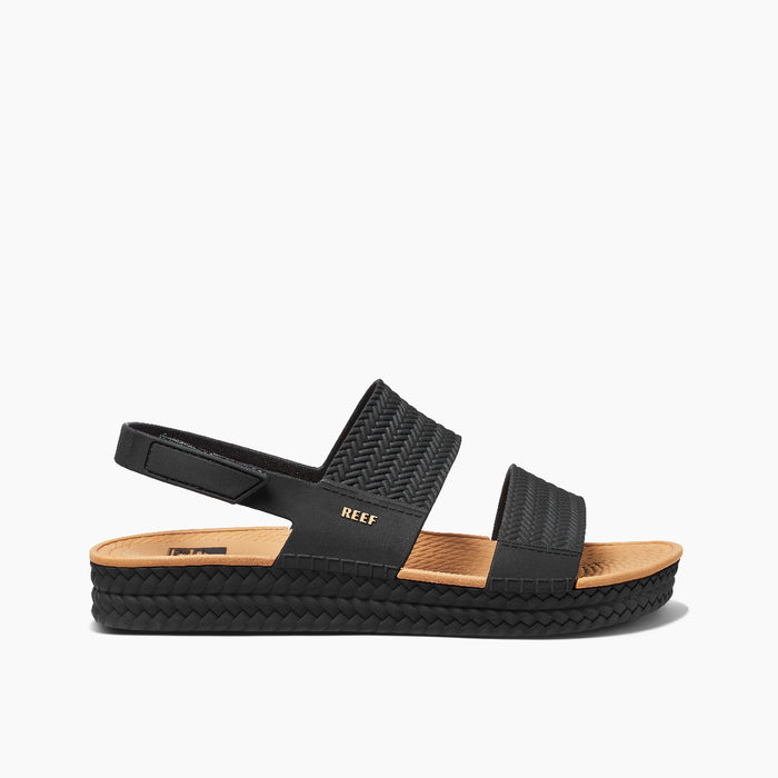 REEF Water Vista Sandal-Black/Tan